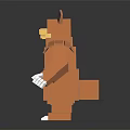 Modern Toy Teddy Bear Building Blocks Building Blocks Toy 3d model