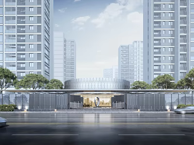 Modern Gate 3d model