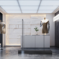 Modern Women's Shop 3d model