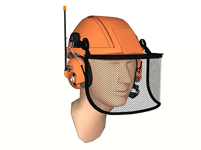 Modern Headphones Hanging Ear Headphones 3d model