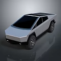 Top View Of Black Car 3D Model With Sleek Body Design And Aerodynamic Shape