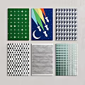 Colorful Square Rugs With Geometric Patterns Star Designs And Striped Styles For Home Decor