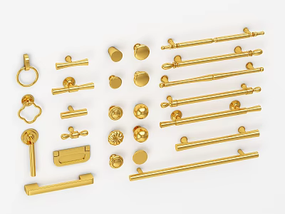 Modern Door Handle Cabinet Door Handle Door Handle Door Handle Metal Handle Long Handle Hardware Small Piece 3d model