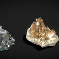Crystal Quartz Stone Quartz Mineral Gem Mineral Ore 3d model