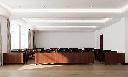 Modern Conference Room 3d model