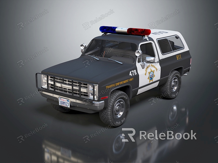 Modern Police Car Police Car Police Car Police Car Special Vehicle City Car model