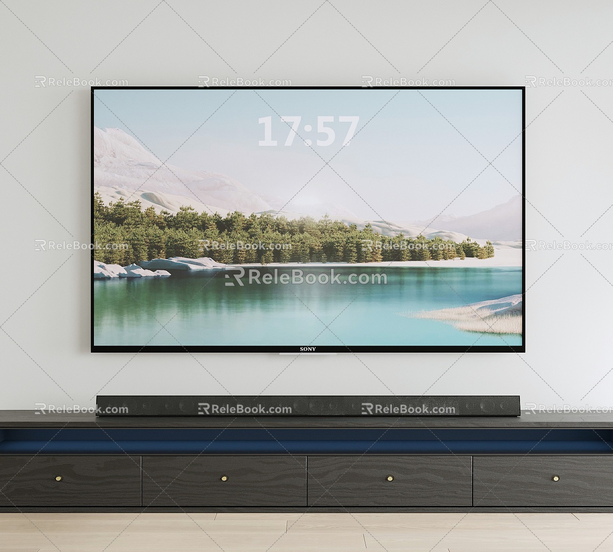 Modern TV 3d model