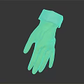High Quality Yellow Rubber Gloves With White Cuffs For Household Cleaning Tasks