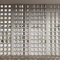 Modern Partition Hollow Cement Brick Partition Tile Hollow Brick 3d model
