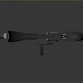 Bow Science Fiction Bow and Arrow Crossbow Mechanical Crossbow Shifting Bow and Arrow Shooter Distal Equipment Weapons 3d model