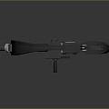 Bow Science Fiction Bow and Arrow Crossbow Crossbow Crossbow Crossbow Mechanical Crossbow Shifting Bow and Arrow Shooter Distal Equipment Weapons 3d model