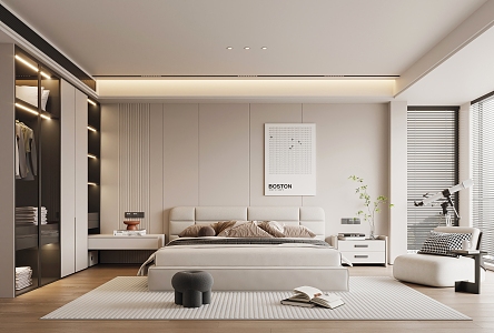 Modern Bedroom 3d model