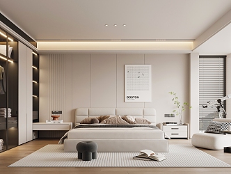 Modern Bedroom 3d model