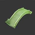 Traditional Stone Arch Bridge Structure With Steps And Stone Railings Design Details