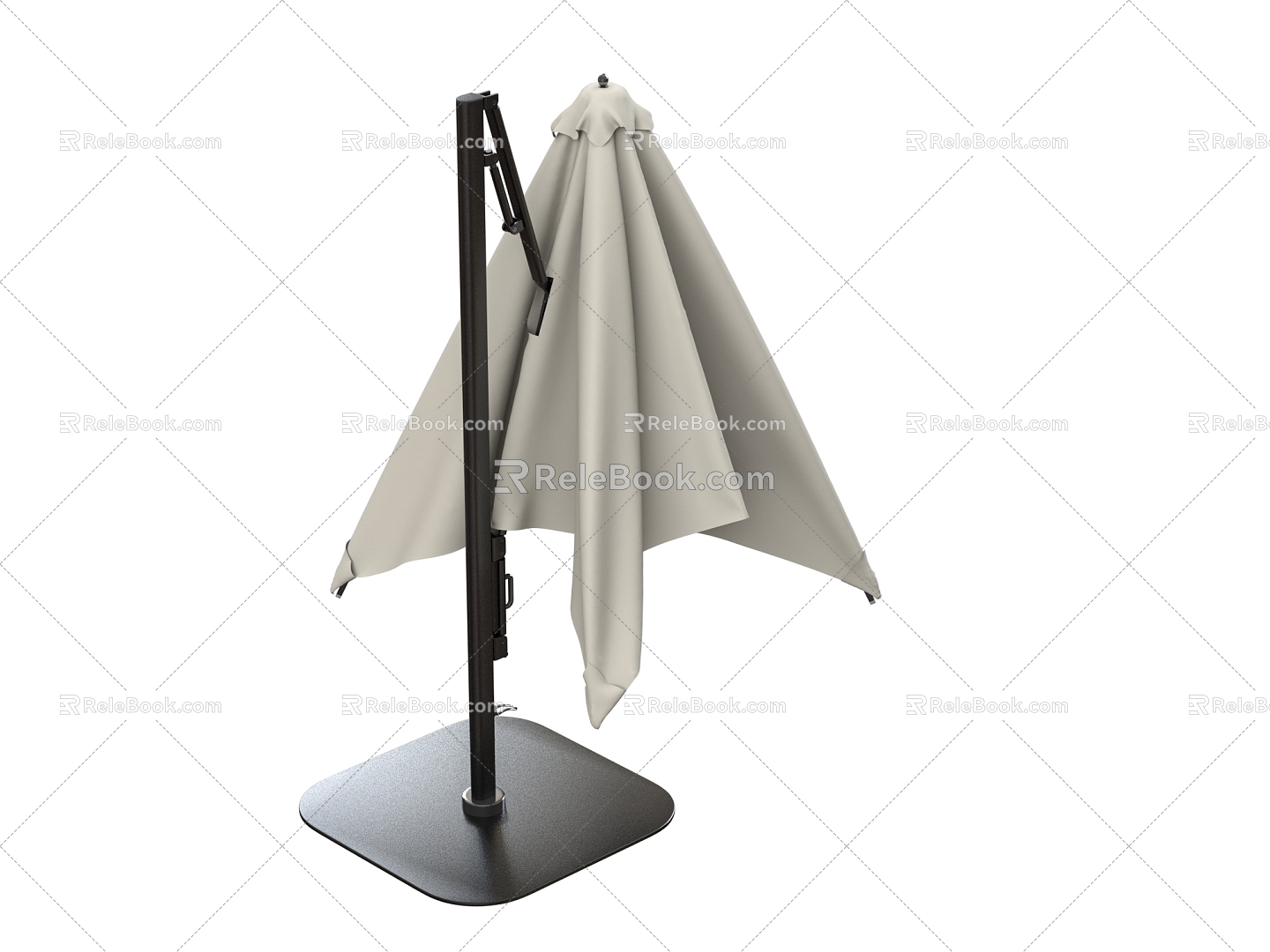 Modern Outdoor Parasol Sun Umbrella Folding Umbrella 3d model