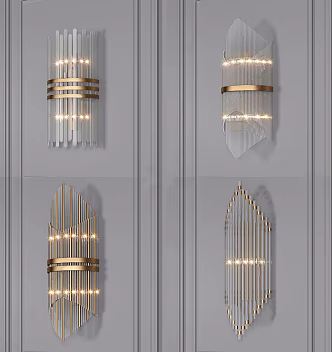 Modern wall lamp 3d model