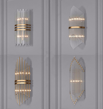 Modern wall lamp 3d model