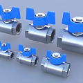 Valve pipeline valve switch ball valve with T-handle gate valve butterfly valve regulating valve pressure valve water valve hand valve air valve 3d model