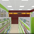 Modern Specialty Store Interior Design With Organized Shelves Products And Bright Lighting