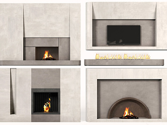 Silent Fireplace 3d model