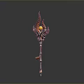 Scepter Ancient Scepter Cane Ancient Scepter Magic Scepter Metal Scepter Classical Scepter Magic Scepter 3d model