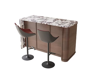 Modern Bar Chair 3d model
