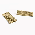 Natural Bamboo Woven Rectangular Mats Handmade For Home Decoration And Crafts