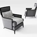 Nordic Single Sofa Casual Sofa Sofa Reading Sofa Leisure Chair Sofa Chair Lazy Sofa 3d model
