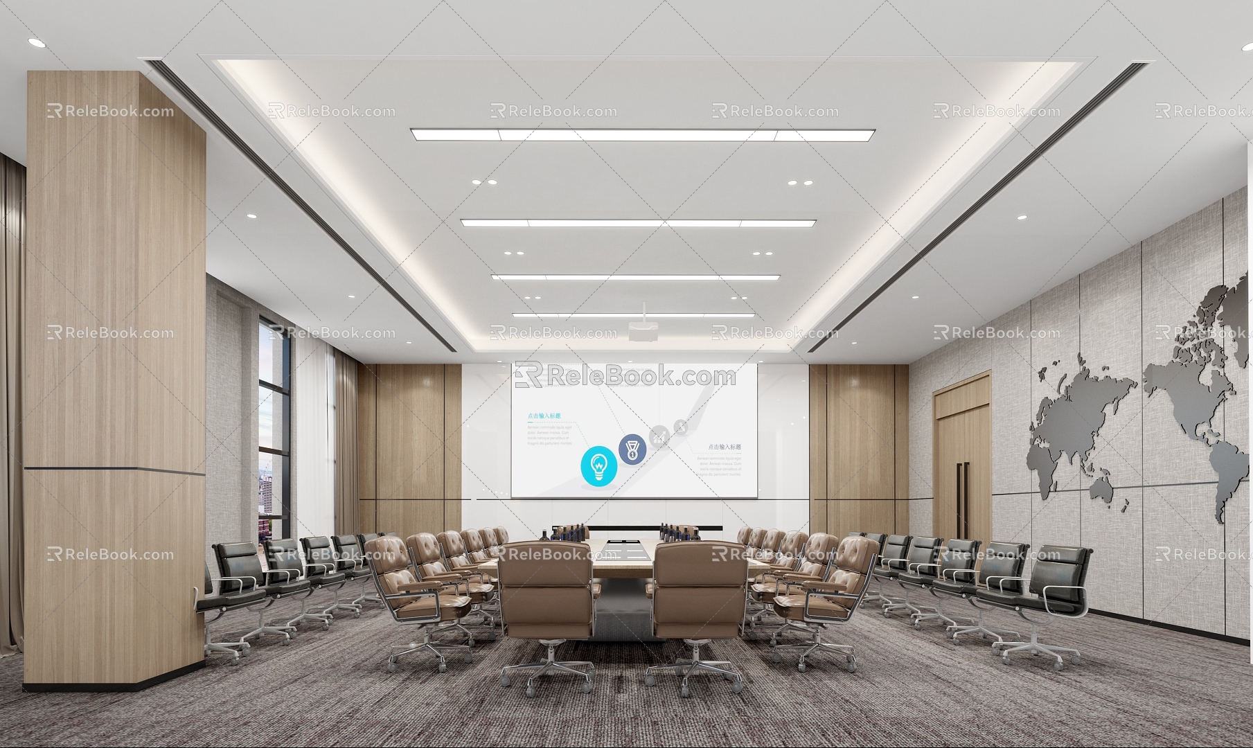 Conference Room 3d model