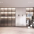 Modern Wine Cabinet Multi-function Wine Cabinet 3d model
