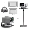 VIDDA Projection Monitoring Equipment With HD Projectors Screens And Stands For Home Office