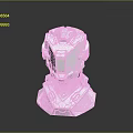 Sci-Fi Helmet Alien Helmet High Tech Helmet Game Helmet 3d model
