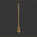 Portable Rocket Launcher with Conical Warhead Long Cylindrical Barrel and Marked Body