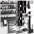 Modern Bathroom Accessories With Wall Mounted Shelves Towel Racks And Storage Organizers