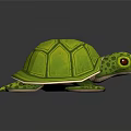 Turtle Cartoon Turtle Snapping Turtle 3d model