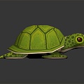 Turtle Turtle Cartoon Turtle Snapping Turtle 3d model