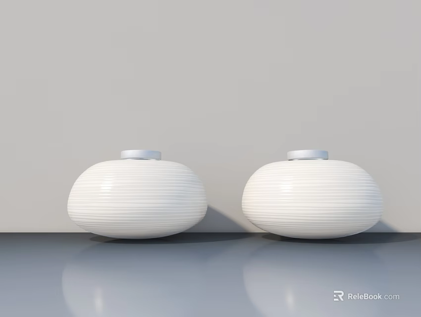 Modern White Swing Door With Smooth Surface For Home Interior Use 3d model