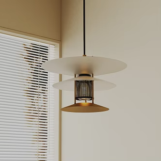 Modern chandelier 3d model