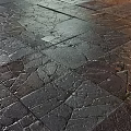 Dark Cracked Texture Floor Tiles With Natural Stone Appearance For Interior Design