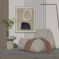 Modern Lazy Sofa 3d model