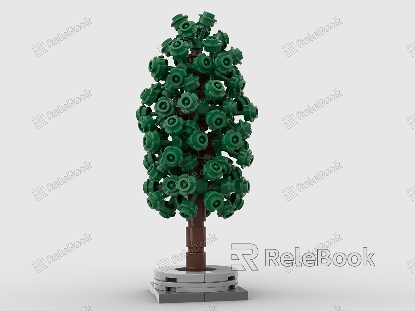 Lego Tree Plant Pine model