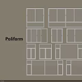 Modern sliding window sliding window glass sliding window 3d model