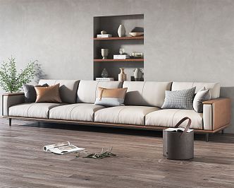 Modern Multiplayer Sofa 3d model