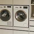 Washing Machine Cabinet Washing Machine Dryer Wash Desk Wall-mounted Washing Machine Balcony Washing Machine Cabinet Balcony Basin Sweeping Robot 3d model