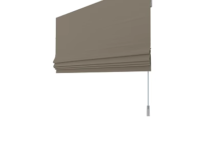 Elegant Roller Curtain With Modern Design And Premium Fabric Material 3d model