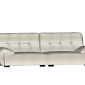 Modern Beige Two Seater Sofa With Tufted Details And Comfortable Design
