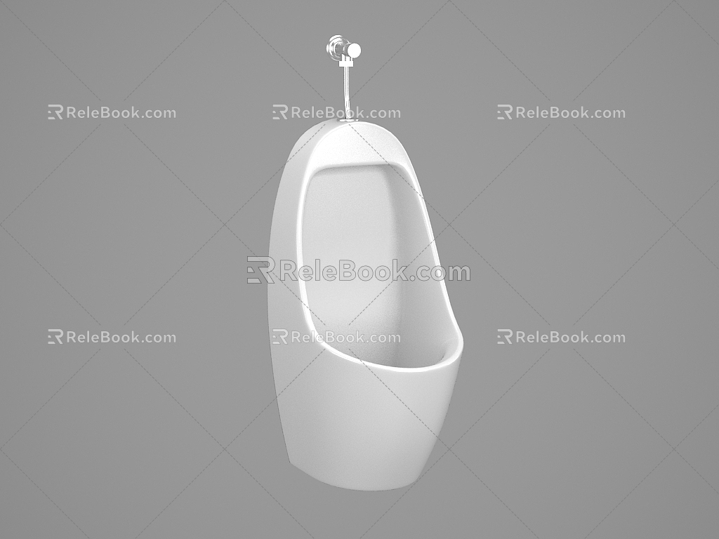 Modern urinals 3d model