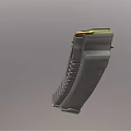 High Quality Black Tactical Gun Magazine With Capacity Slots And Durable Design