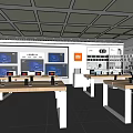 Retail space digital products mobile phone store display sale 3d model