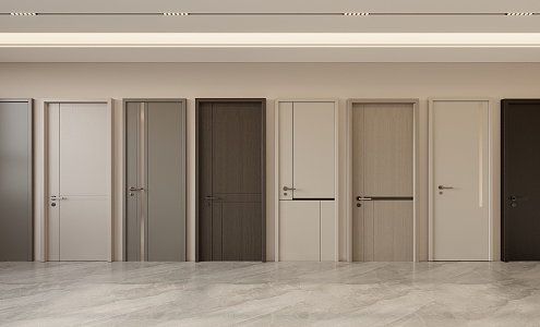 Modern door 3d model